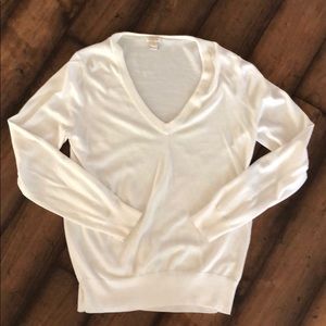 J.Crew white sweater
